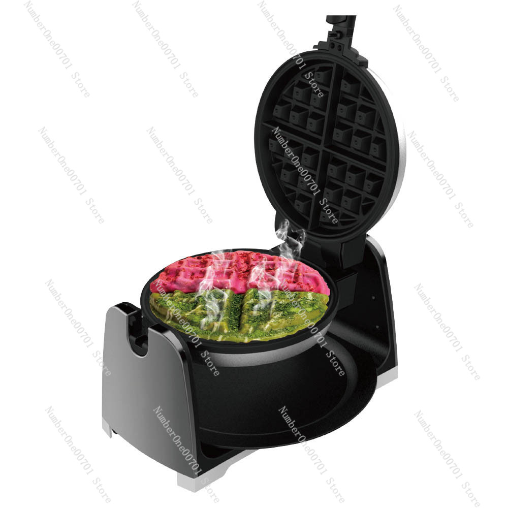Breakfast Sandwich Maker - Rotating Dual-Sided Waffle Maker, Breakfast Sandwich