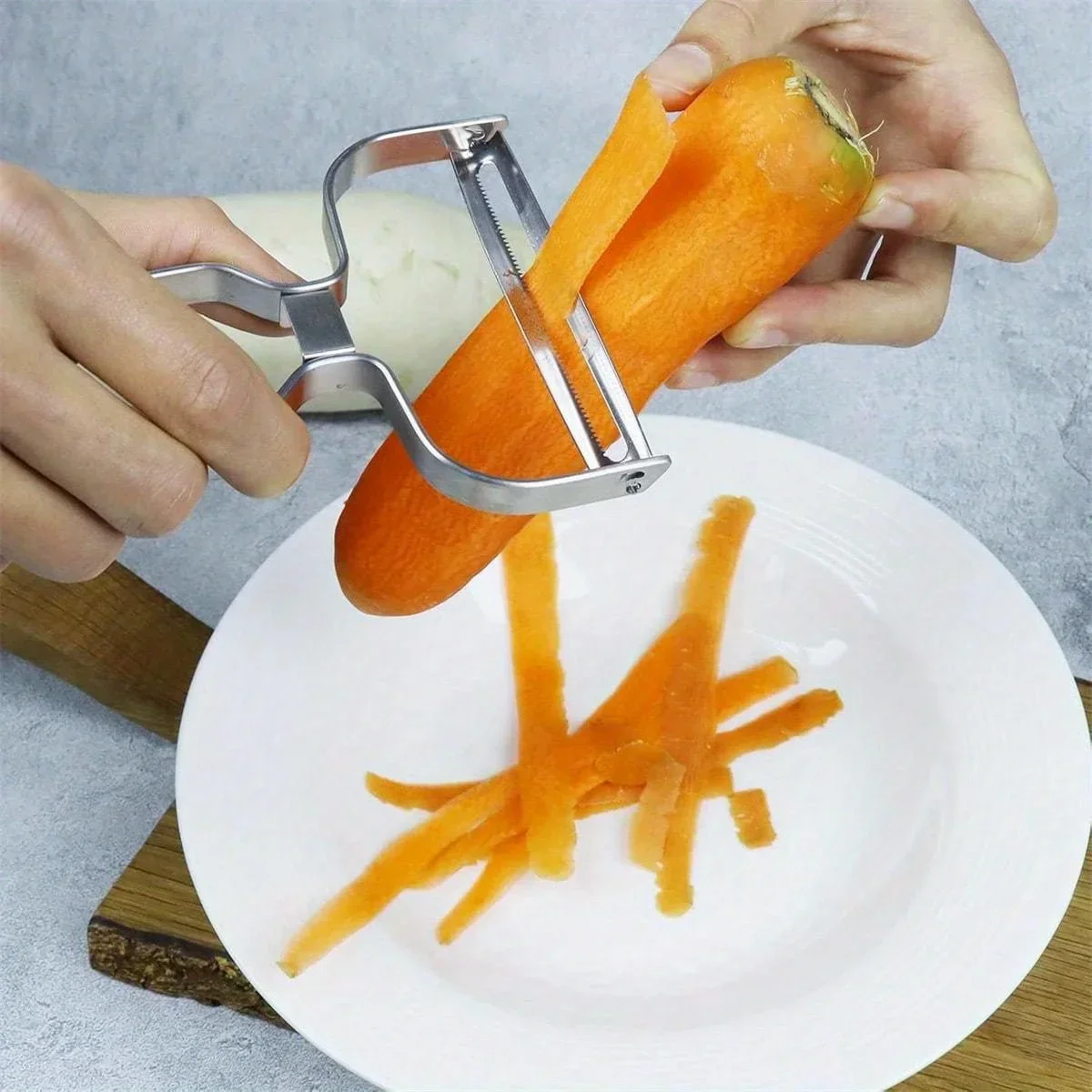 Kitchen Gadgets Peeler - 1pc Stainless Steel Peeler For Fruit