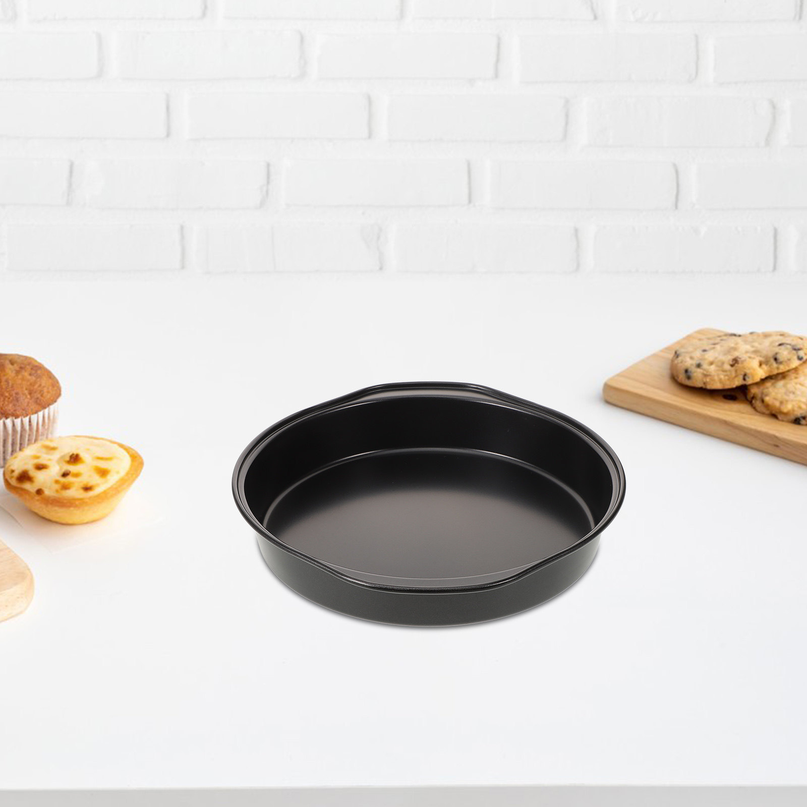 Pizza Stone Baking - Carbon Steel Pizza Pan Nonstick Baking
