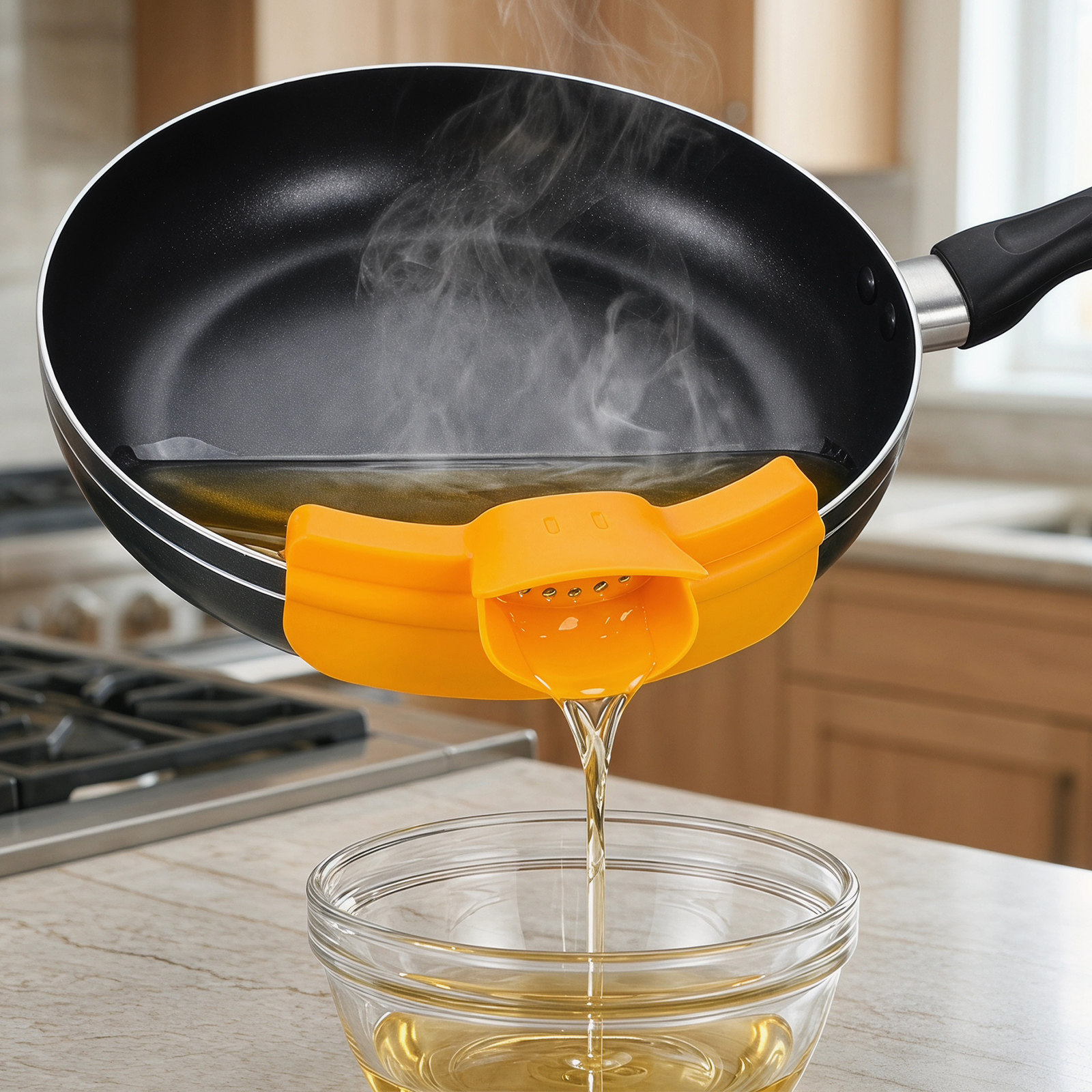 Kitchen Gadgets Made In Usa - Clip on Pot Edge Pour Soup
