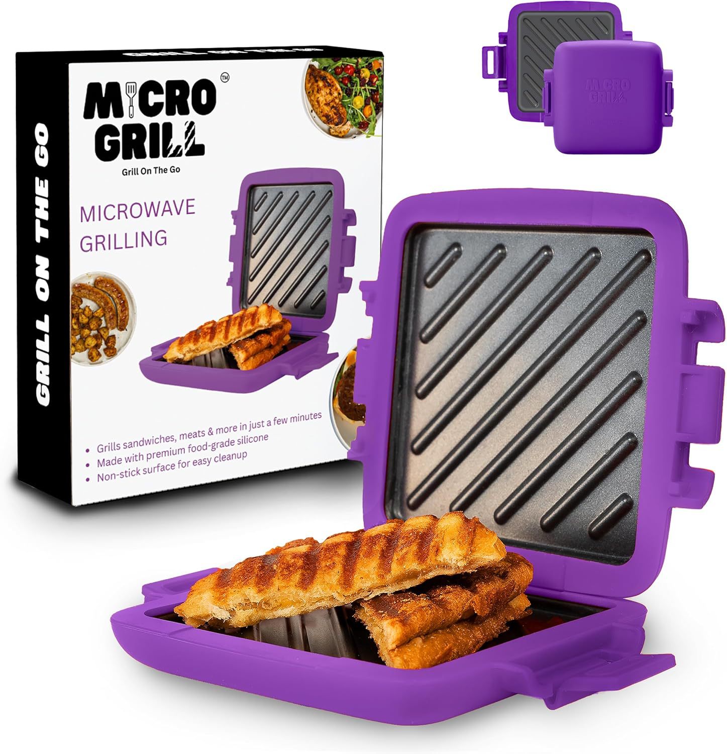Breakfast Sandwich Maker - All-inclusive Microwave Sandwich Bakeware Bread Maker