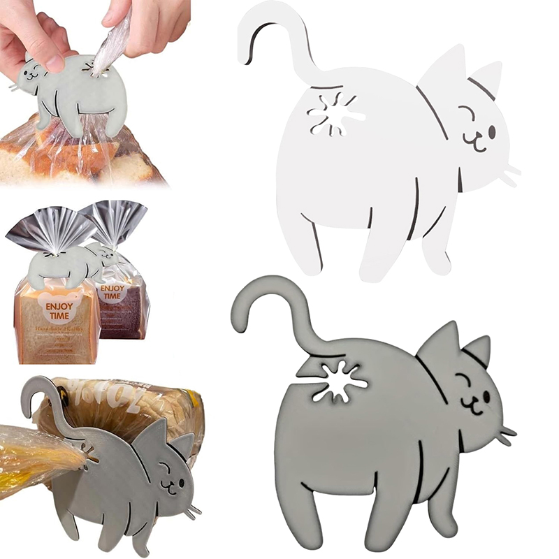 Funny Cat Butt Bread Clip 3D P - Kitchen Gadgets Novelty recension och pris