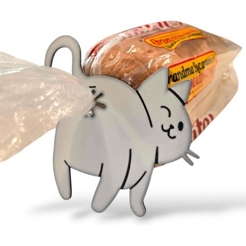 2pcs 3D Cat Butt Bread Bag Cli - Kitchen Gadgets Novelty recension och pris