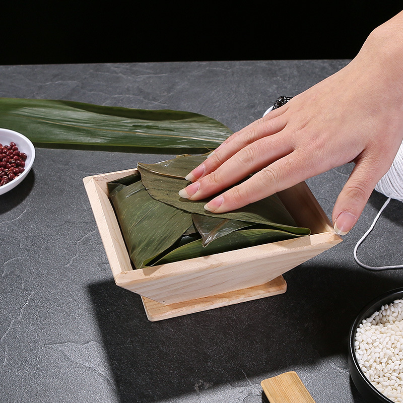 Wooden Zongzi Mold Dragon Boat - Kitchen Gadgets Dumpling Maker recension och pris