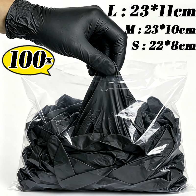 2/100PCS Disposable Black Glov - Kitchen Gadgets Novelty recension och pris