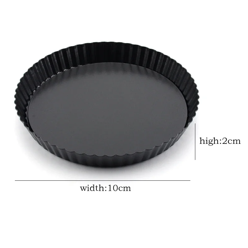 6Pcs Non-Stick Tart Quiche Fla - Pizza Stone Baking recension och pris
