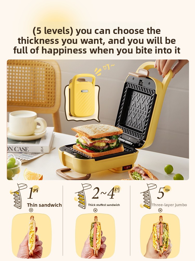 Household Thickened Hot Press  - Breakfast Sandwich Maker recension och pris