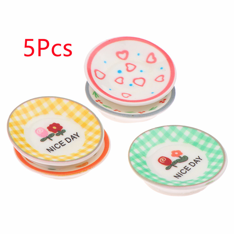 5Pcs 1/12 Dollhouse Mini Plate - Kitchen Gadgets Plus recension och pris