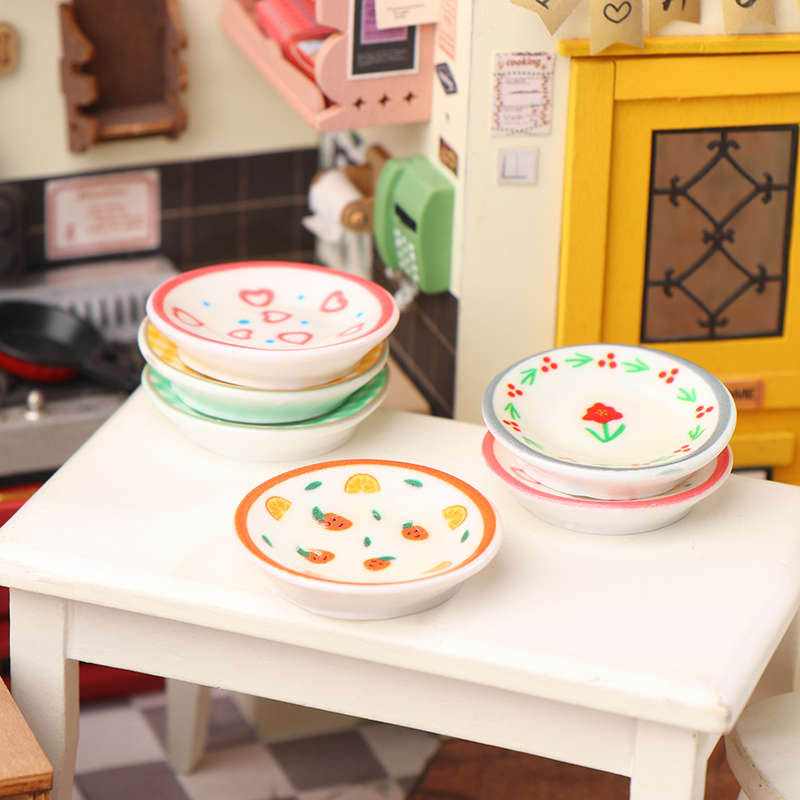 5Pcs 1/12 Dollhouse Mini Plate - Kitchen Gadgets Plus recension och pris