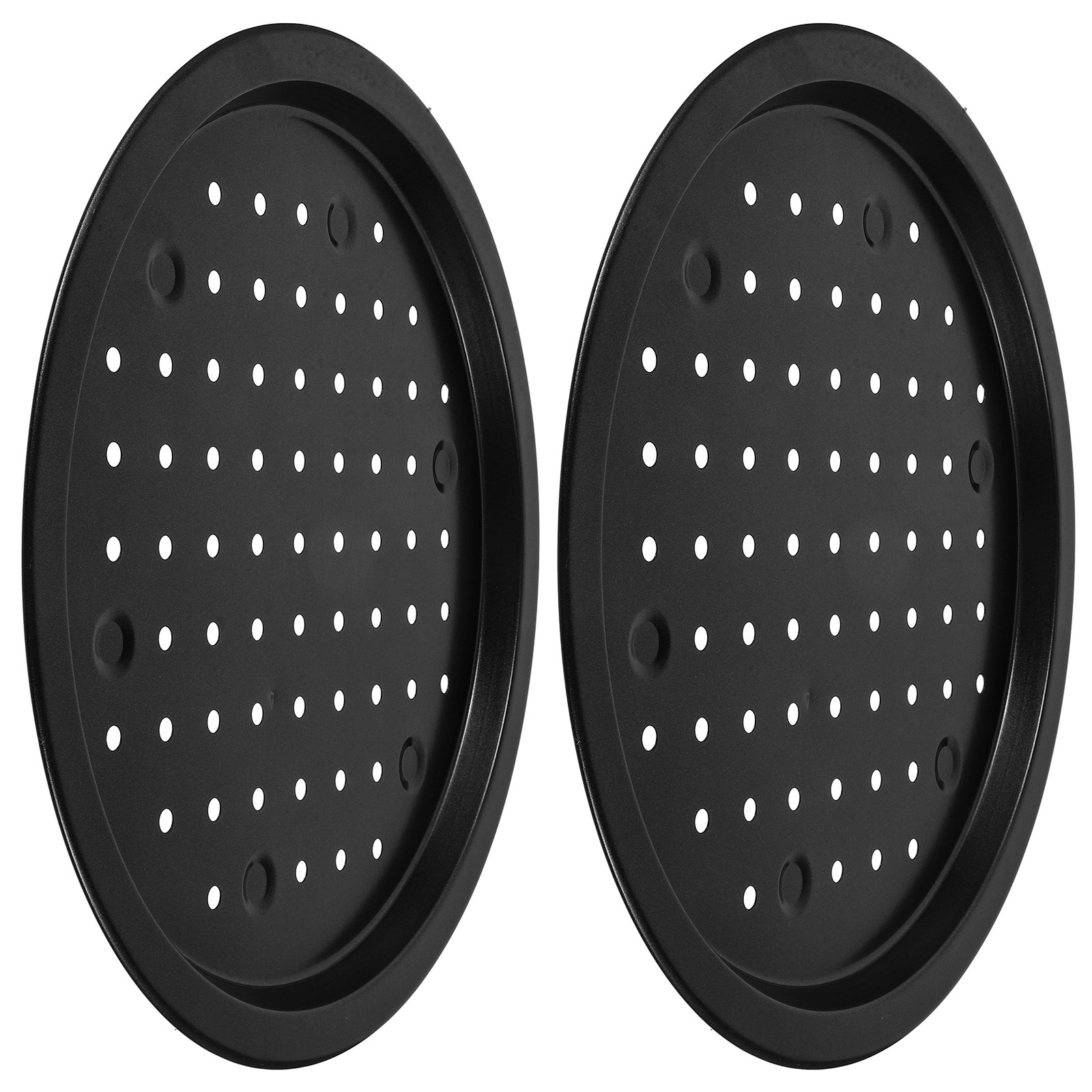 2Pcs Pizza Pan Perforated Non- - Pizza Stone Baking recension och pris