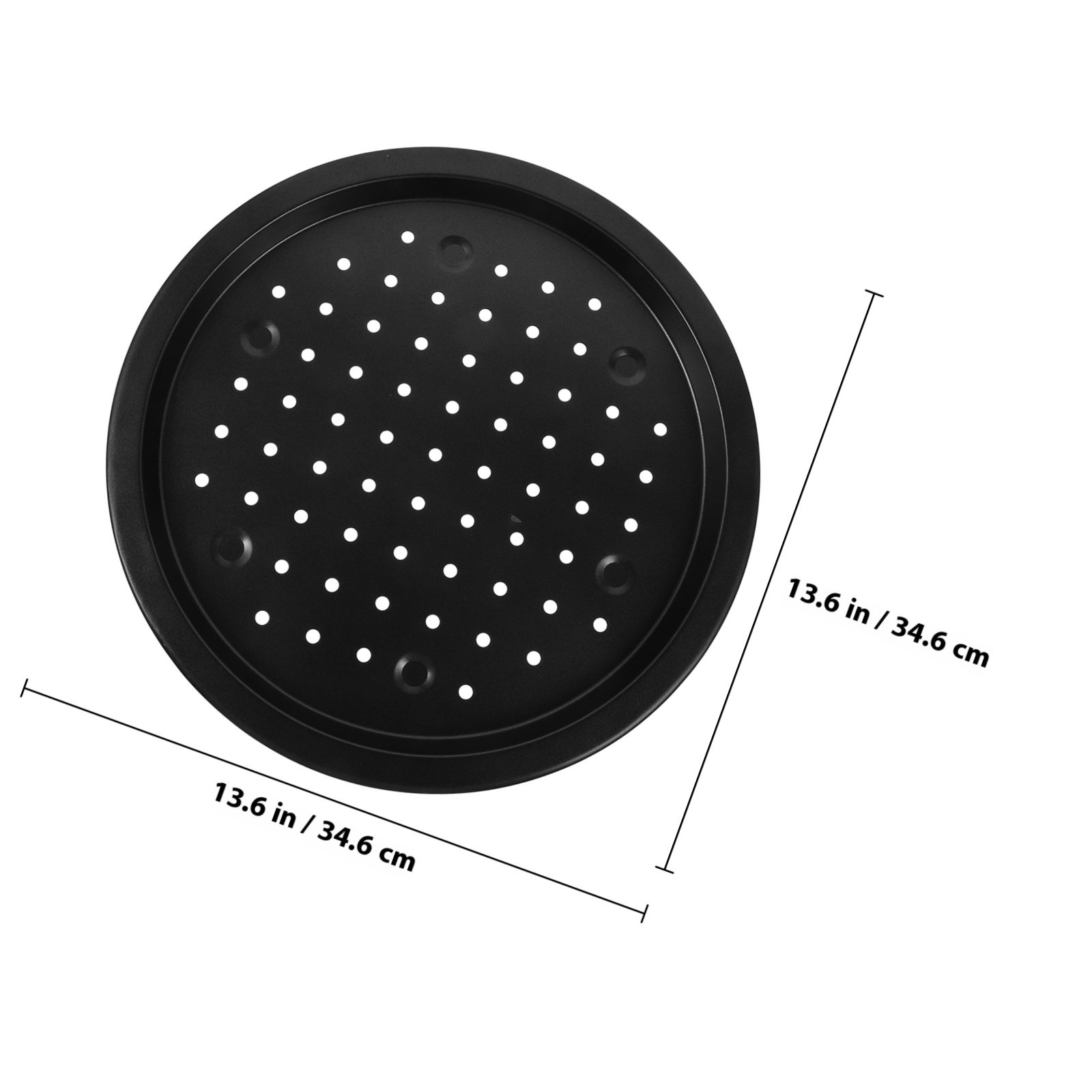 2Pcs Pizza Pan Perforated Non- - Pizza Stone Baking recension och pris