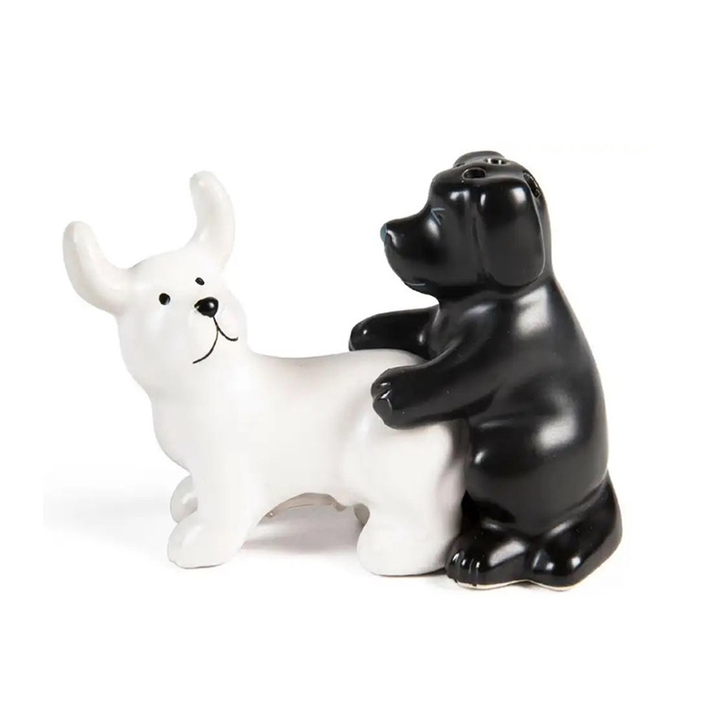 Black And White Ceramic Dog Sa - Kitchen Gadgets Novelty recension och pris
