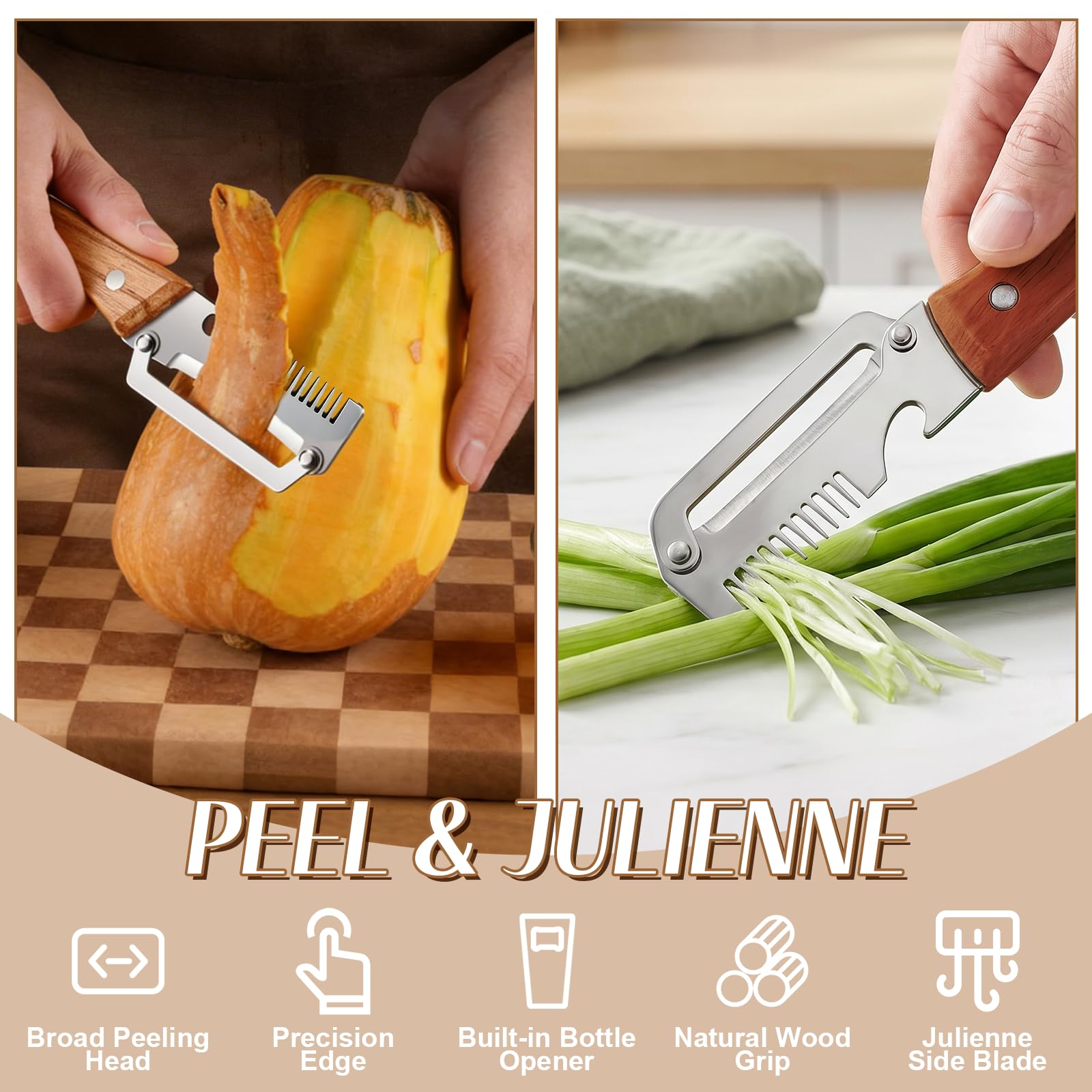3-in-1 Vegetable Peeler with W - Kitchen Gadgets Peeler recension och pris