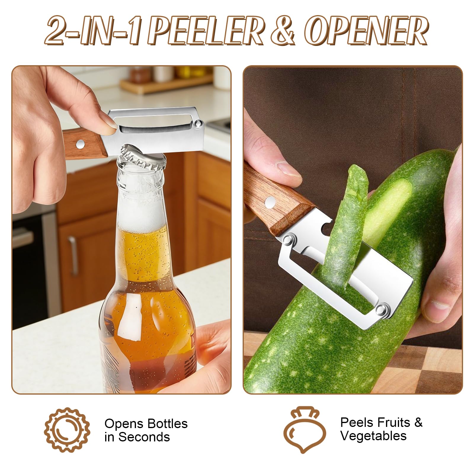 3-in-1 Vegetable Peeler with W - Kitchen Gadgets Peeler recension och pris