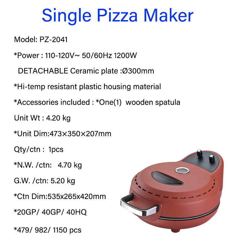 Electric Pizza Oven Indoor Por - Pizza Stone Baking recension och pris