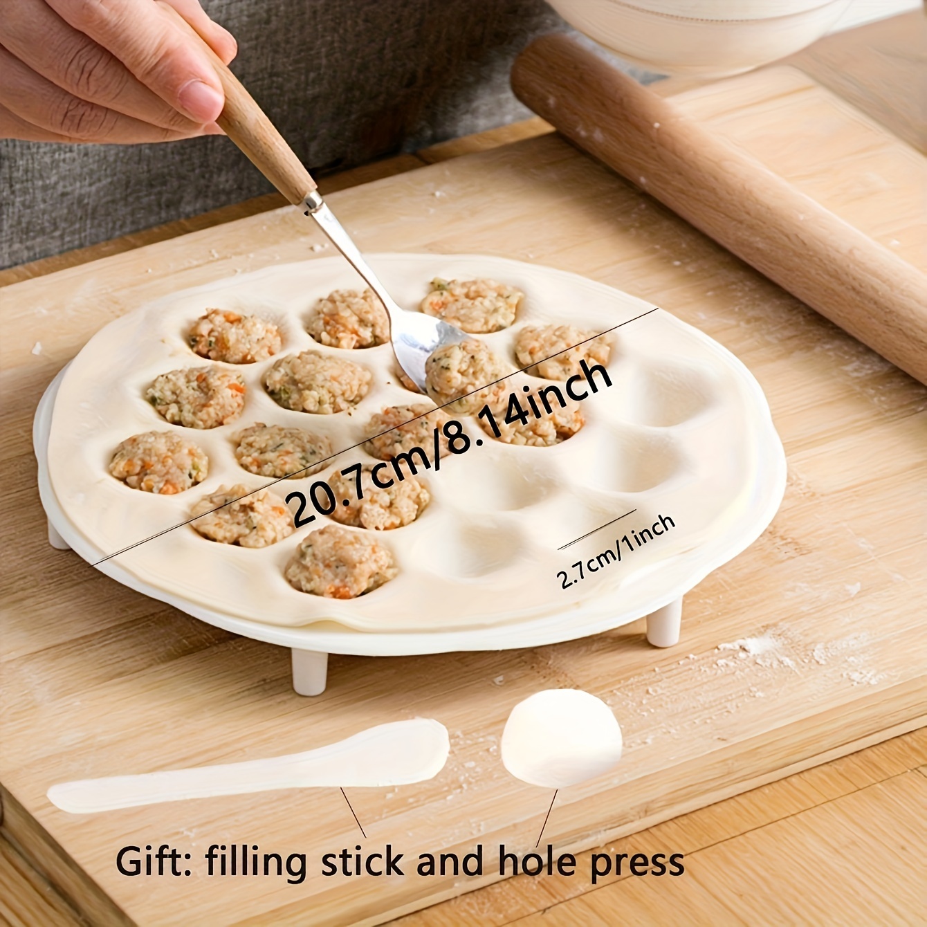 1pc- Simple Chinese Dumplings  - Kitchen Gadgets Dumpling Maker recension och pris