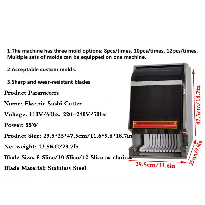 China-Made Automatic Sushi Cut - Kitchen Gadgets Made In Usa recension och pris