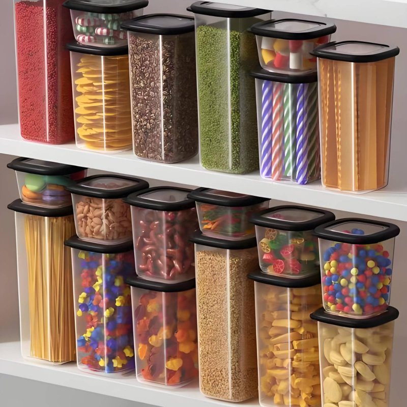 6 Pieces Airtight Food Storage - Food Storage Containers recension och pris