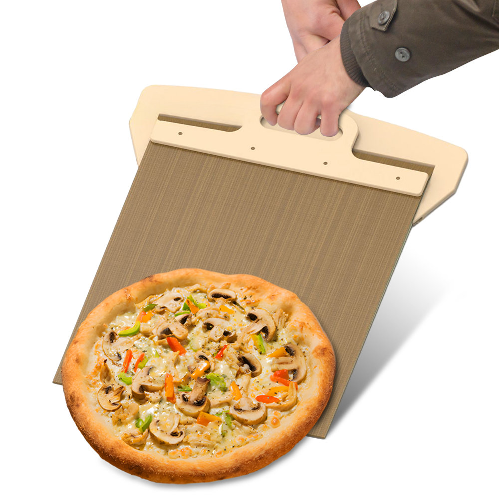 Sliding Pizza Peel - 12 inch P - Pizza Stone Baking recension och pris