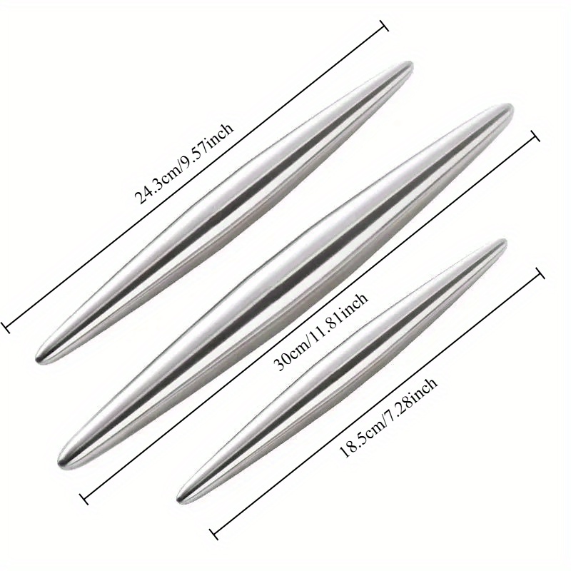 1Pc Stainless Steel Rolling Pi - Kitchen Gadgets Dumpling Maker recension och pris
