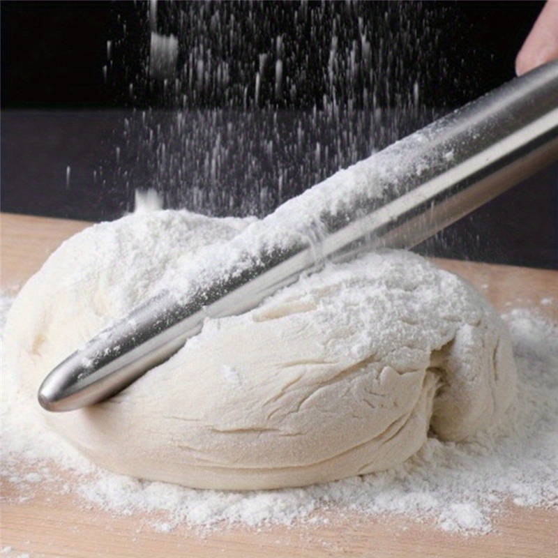 1Pc Stainless Steel Rolling Pi - Kitchen Gadgets Dumpling Maker recension och pris