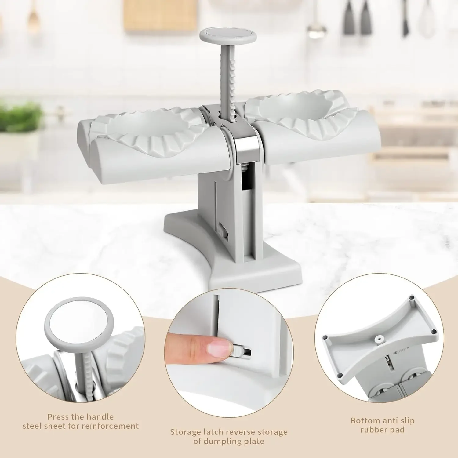 Automatic Dumpling Maker Mould - Kitchen Gadgets Dumpling Maker recension och pris