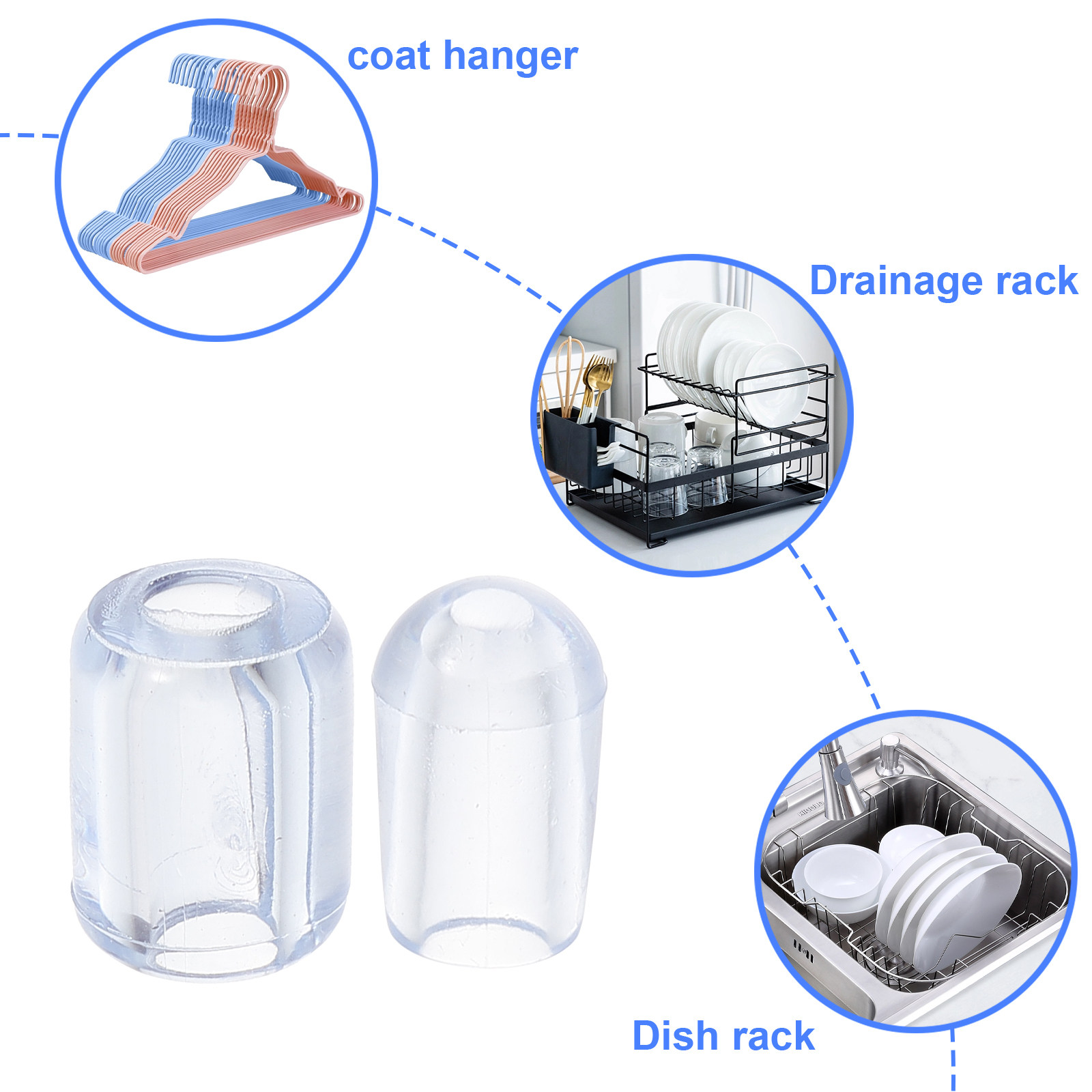 80Pcs Kitchen Sink Grid Feet P - Kitchen Gadgets Plus recension och pris