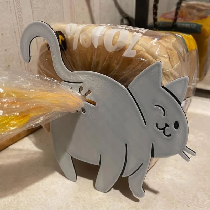 Bag Clips 3d Printed Cat Butt  - Kitchen Gadgets Novelty recension och pris
