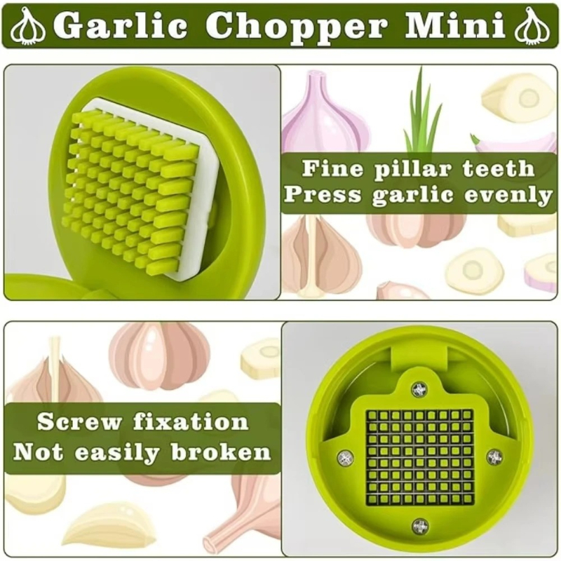 Garlic Press Chopper Manual Ga - Kitchen Gadgets Peeler recension och pris