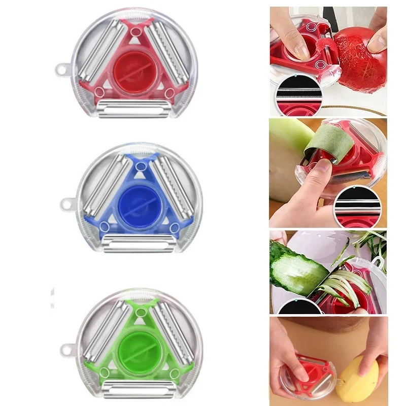 1PC Trio Peeler Set Vegetable  - Kitchen Gadgets Peeler recension och pris