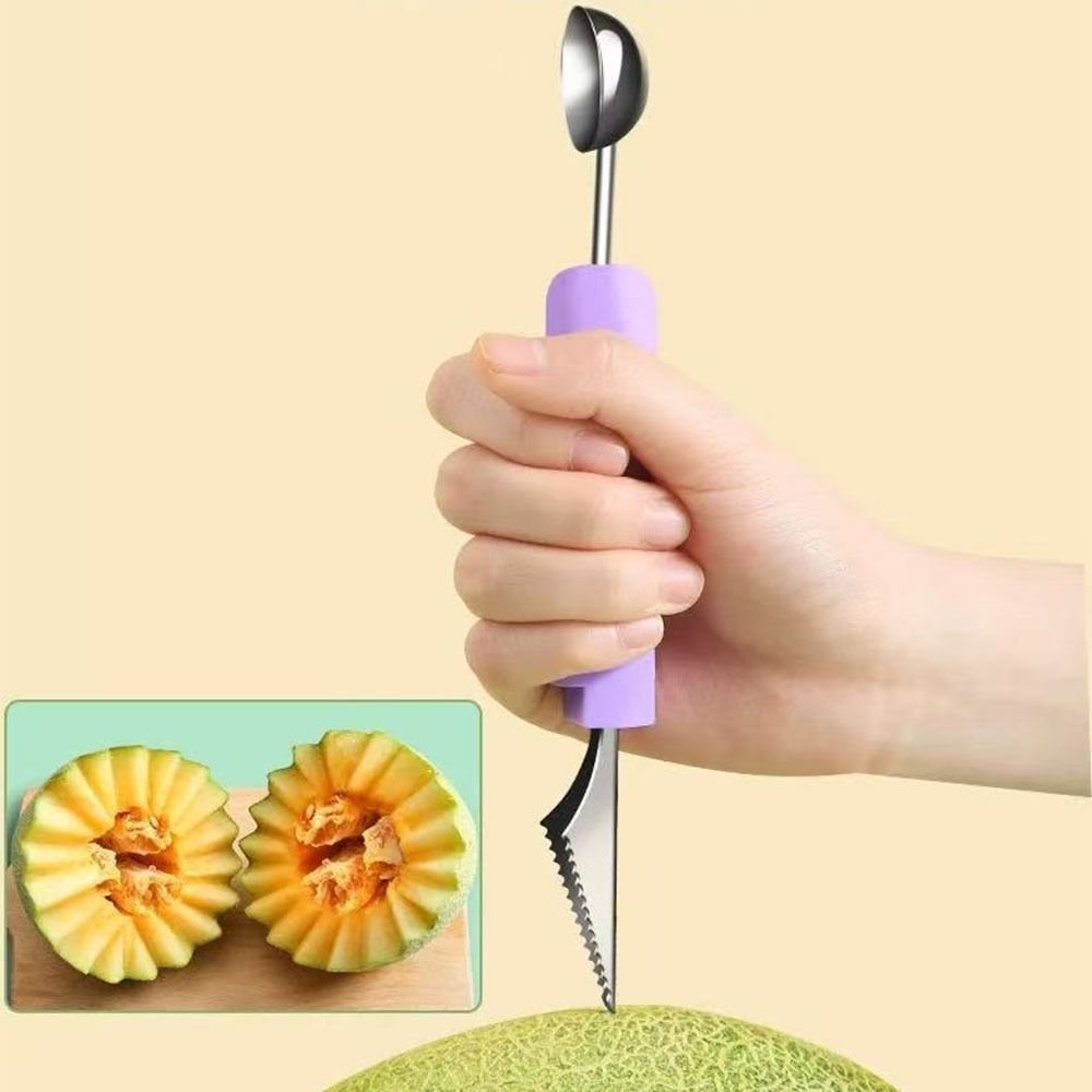 3 in 1 Melon Scoops Double-Hea - Kitchen Gadgets Peeler recension och pris
