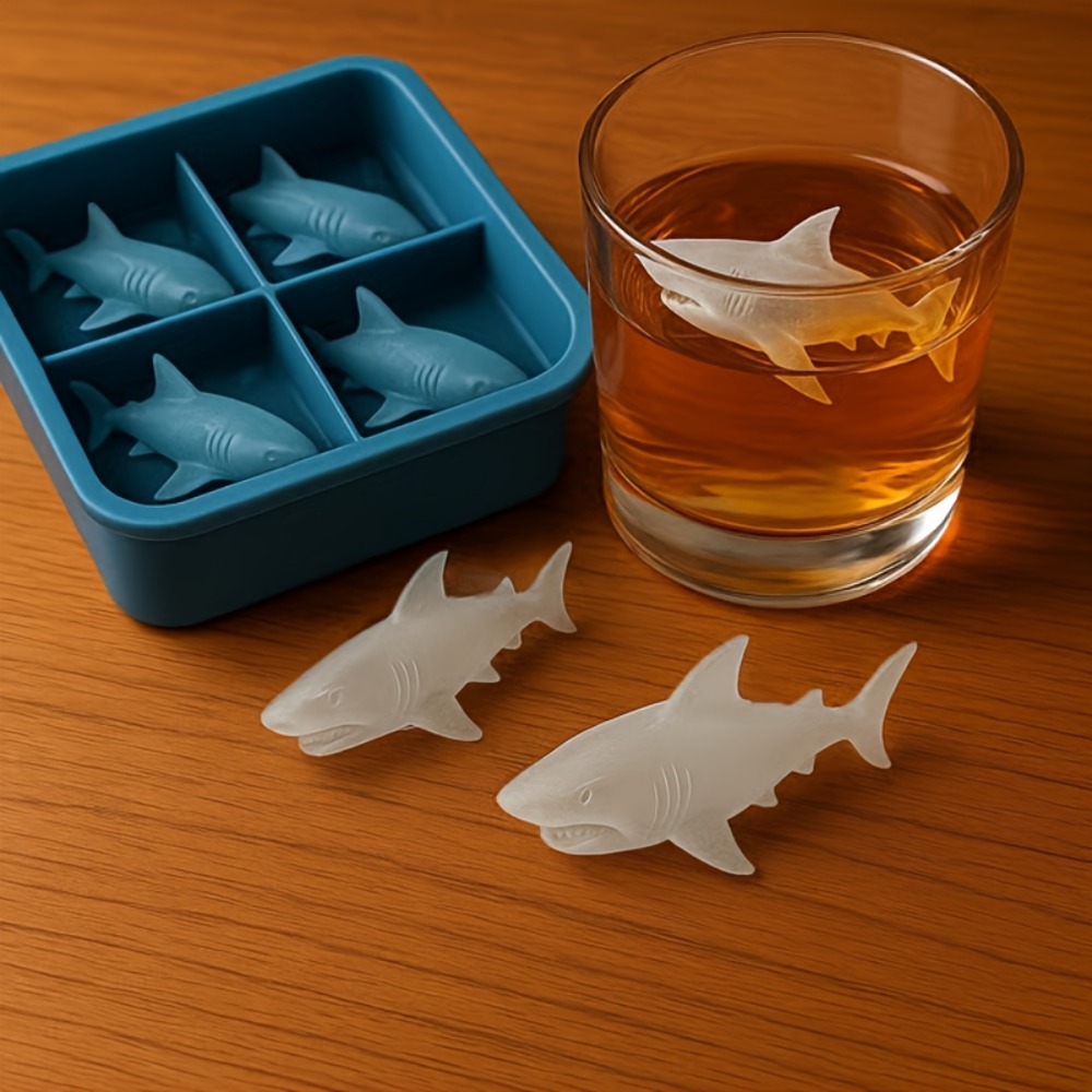 Shark Silicone Ice Cube Tray 4 - Kitchen Gadgets You Must Have recension och pris