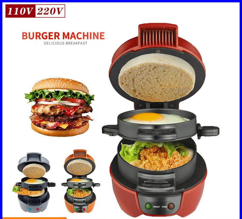 US 110V European 220V Hamburge - Breakfast Sandwich Maker recension och pris