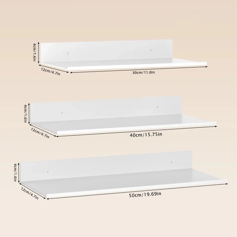 Metal Floating Shelves Wall Mo - Kitchen Gadgets Rack recension och pris