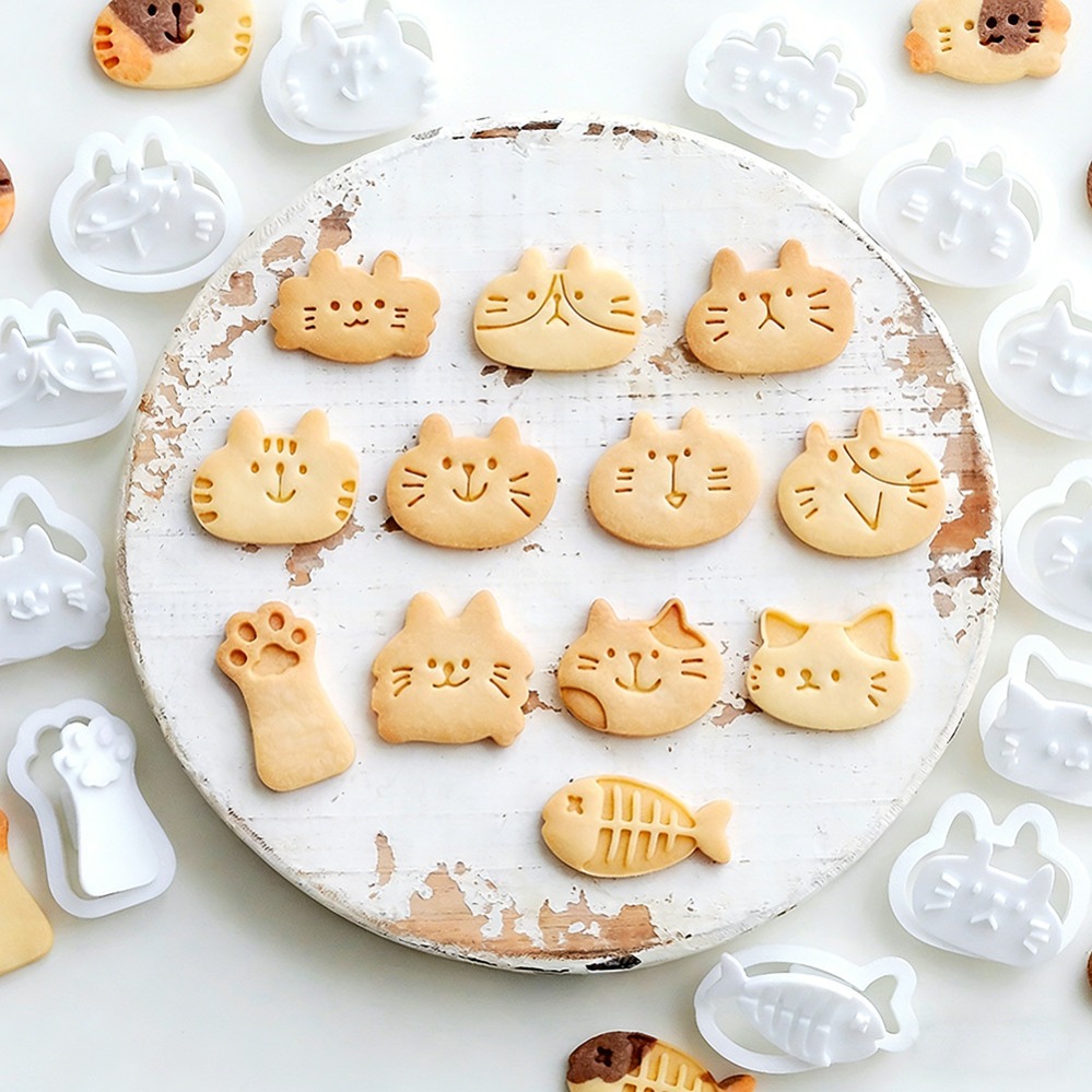 Cute Kitten DIY Stamp Cookie C - Kitchen Gadgets Plus recension och pris