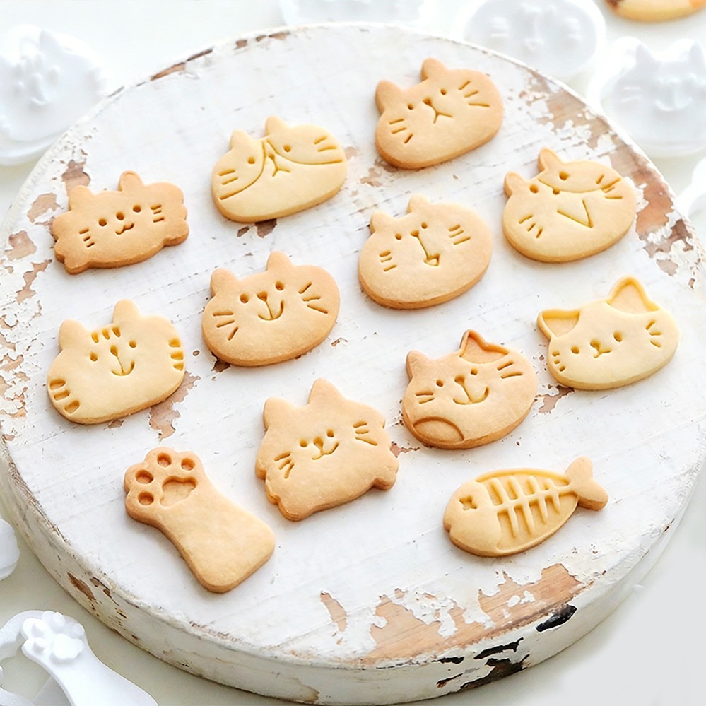 Cute Kitten DIY Stamp Cookie C - Kitchen Gadgets Plus recension och pris