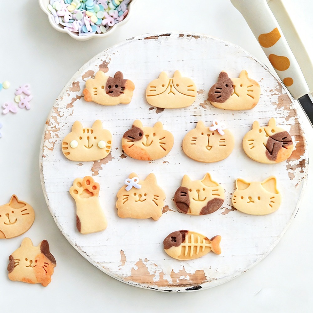 Cute Kitten DIY Stamp Cookie C - Kitchen Gadgets Plus recension och pris