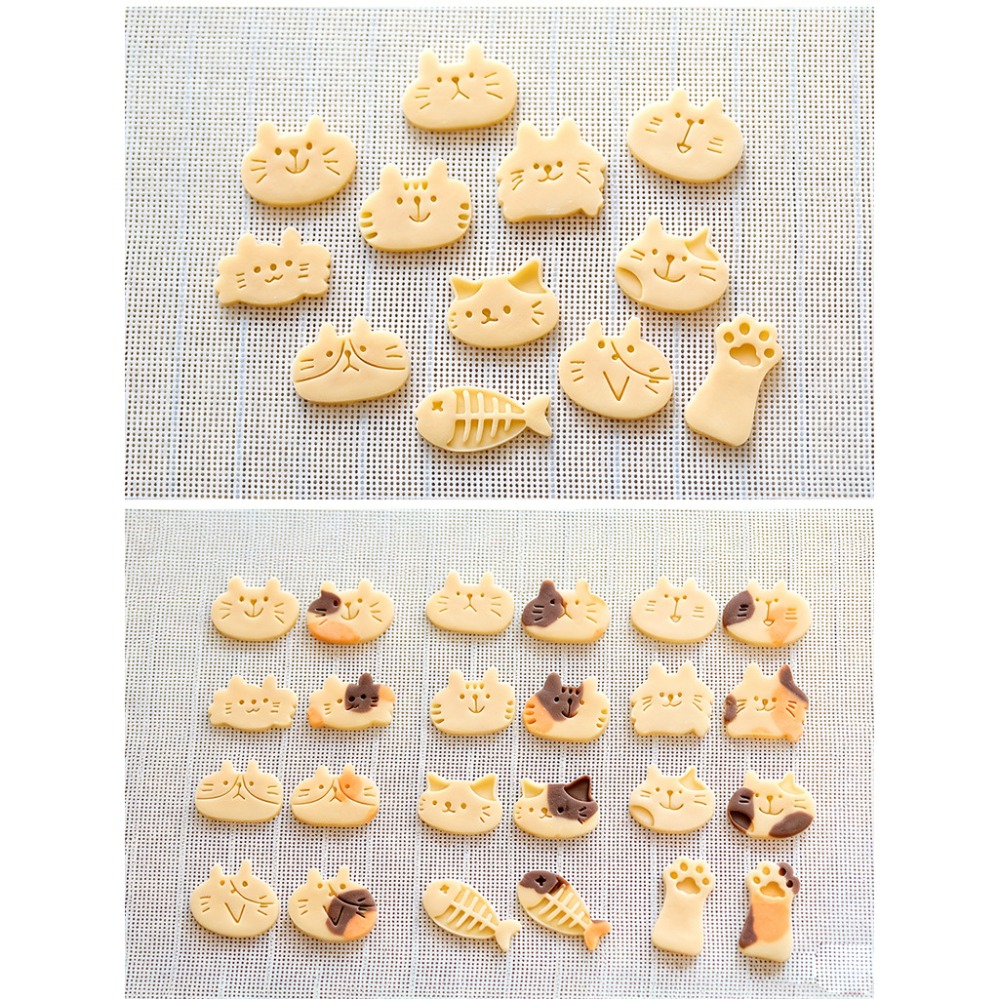 Cute Kitten DIY Stamp Cookie C - Kitchen Gadgets Plus recension och pris