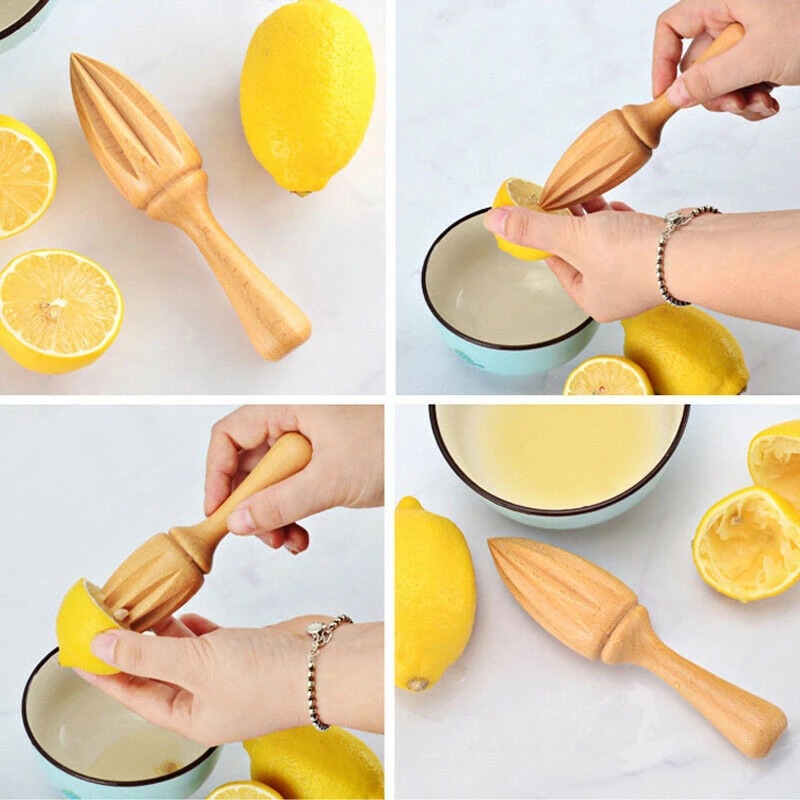 Wood Citrus Reamer, Handmade L - Kitchen Gadgets Made In Usa recension och pris