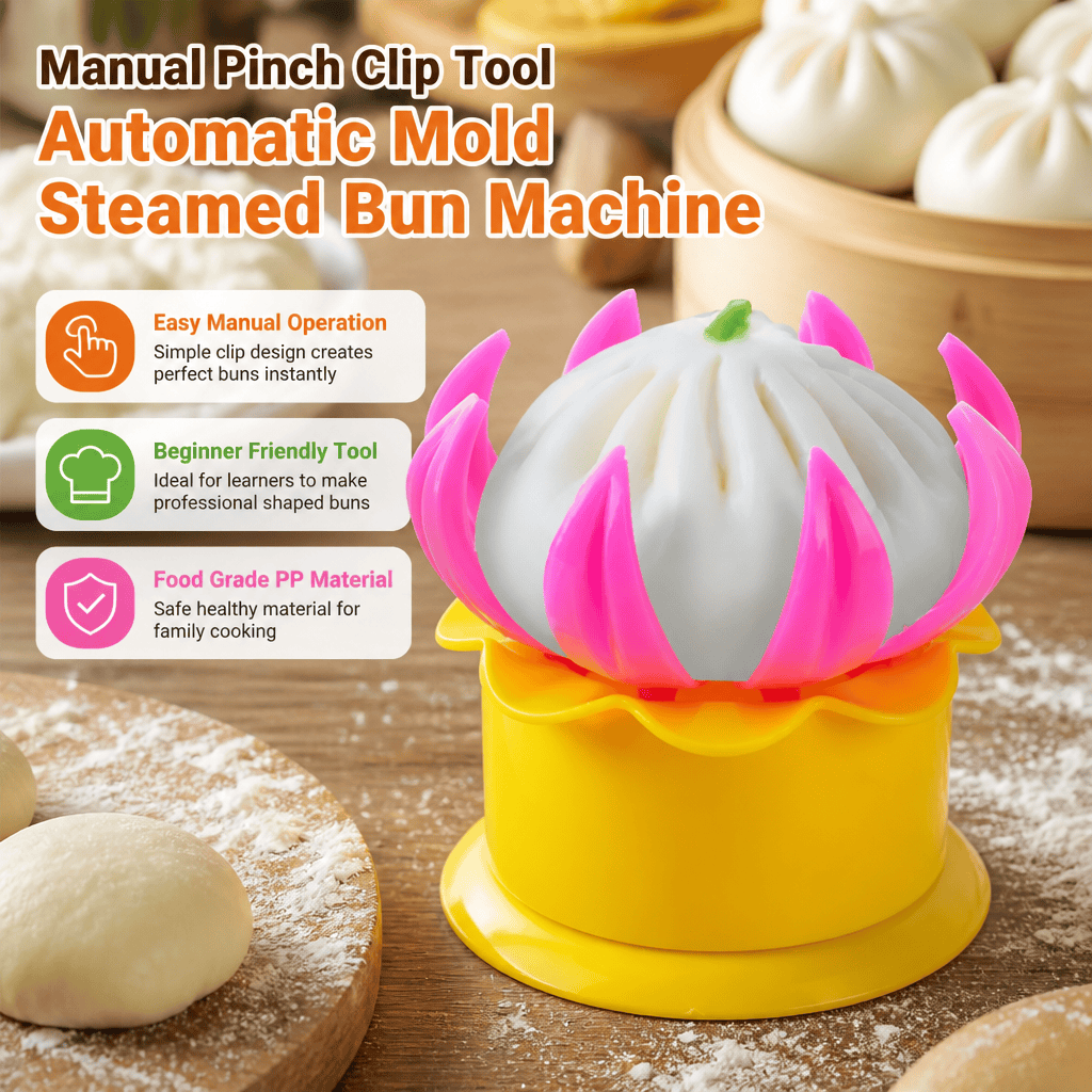 Steamed Bun Mold Manual Maker  - Kitchen Gadgets Dumpling Maker recension och pris