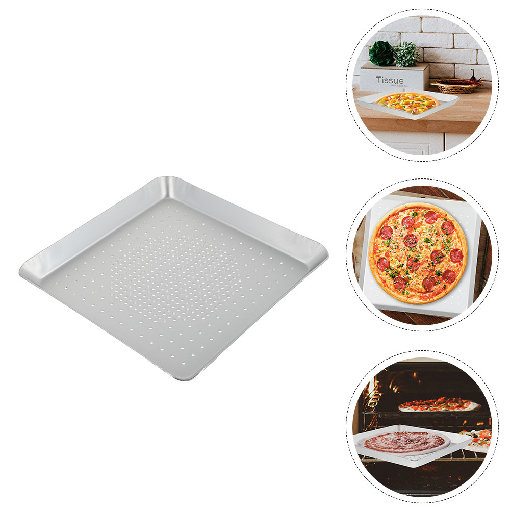 1Pcs Perforated Pizza Baking P - Pizza Stone Baking recension och pris
