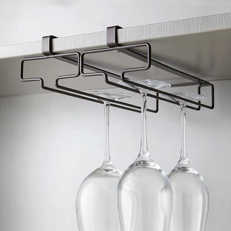 No Drilling Metal Wine Glass H - Kitchen Gadgets Rack recension och pris