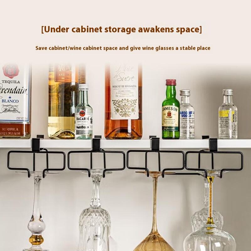 No Drilling Metal Wine Glass H - Kitchen Gadgets Rack recension och pris