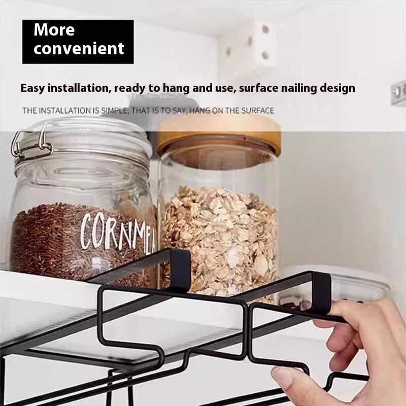 No Drilling Metal Wine Glass H - Kitchen Gadgets Rack recension och pris
